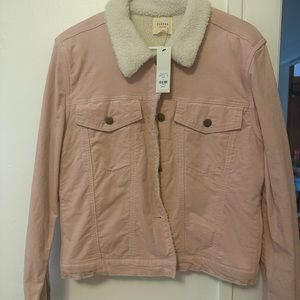 Pink corduroy jacket from Francesca’s